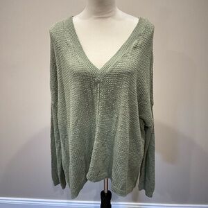 Aerie V-Neck Sweater - Size XL